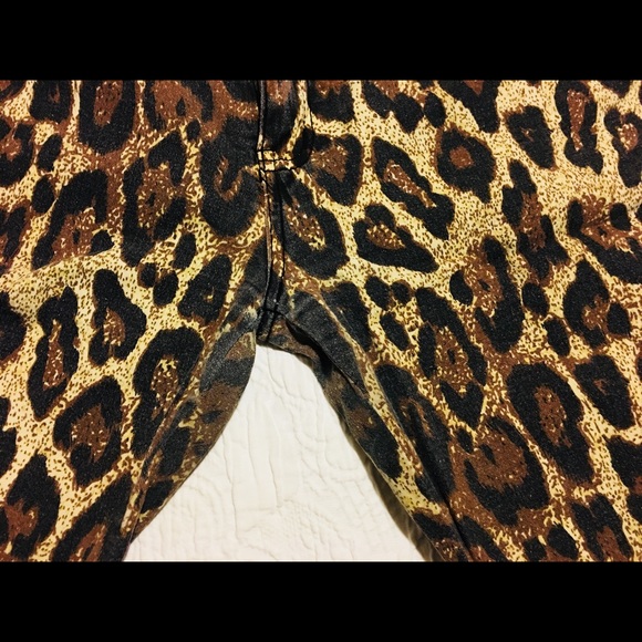 💋 Leopard Print Skinny Jeans - Picture 5 of 6